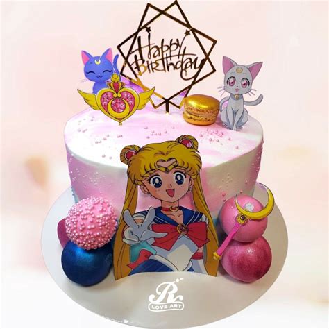 Sailor moon birthday cake | Sailor moon cakes, Anime cake, Sailor moon ...