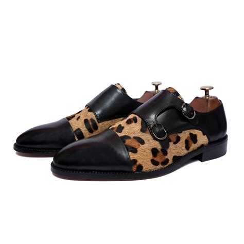 Buy Men's Leather Monk Strap Shoes