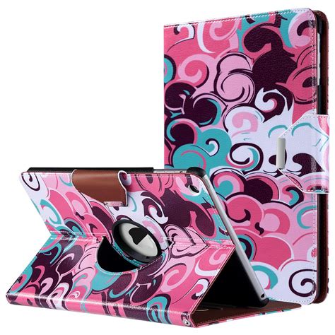 ULAK 360 Degrees Rotating Magnetic PU Leather Stand Case Cover With ...
