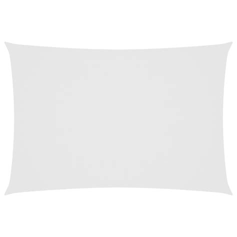 Żagiel Ochronny z Tkaniny Oxford PU, Biały, 2,5 x 4,5 m, Prostokątny ...