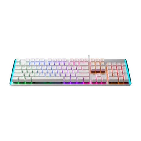 Buy Gamdias Hermes M6 White | Gaming Keyboard | Mdcomputers.in
