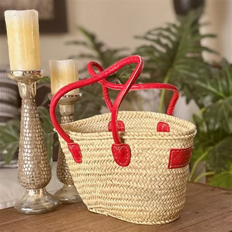 Maddy Basket RED - All Products : The Market Basket Co, Genuine French ...
