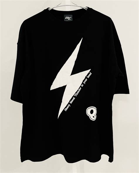 【22021】 “HMT” Wide Silhouette Tee (BLACK) | QUANTUM CODE