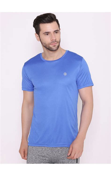 Buy Bodyactive Round Neck Half Sleeve T-Shirt for Men -TS26-REGBLU ...