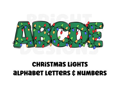 Christmas Lights Alphabet | Alphabet Tracing Worksheets