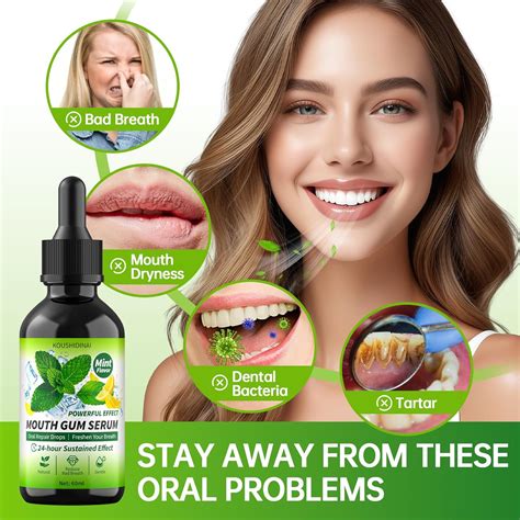 Gum Restore Drops-Gum Repair for Receding Gums & Bad Breath Treatment for Adults, Gum Regrowth ...