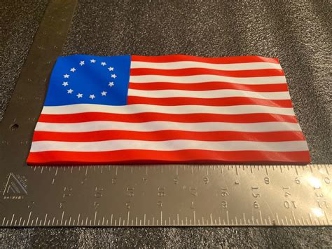 Waving American Flag 13 Stars