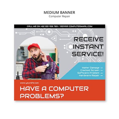 Computer Repair Banner 的图像结果