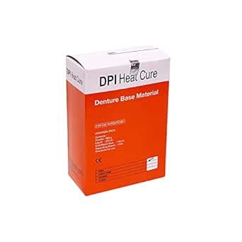 Dental Heat Cure Lab Pack DPI Denture Base Material Clear : Amazon.in ...