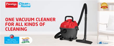 Prestige Wet&Dry Vacuum Cleaner Typhoon -05, Black and Red, HEPA Filter ...