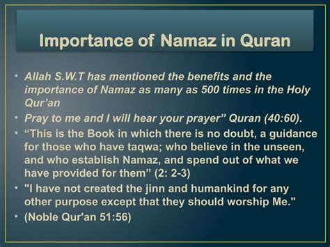 presentation_namaz_importance_and_benefits | PPTX