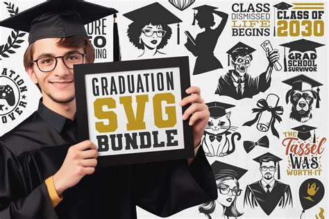 Graduation SVG Bundle | Class of 2023 Graphic by pixaroma · Creative Fabrica