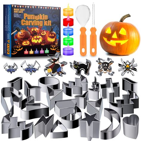 Snapklik.com : Pumpkin Carving Tools For Kids, All In One 30Pcs ...