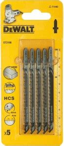 DEWALT DT2166-QZ DEWALT DT2166-QZ Jigsaw High Speed Steel Blades 100MM ...