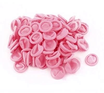 96 Pieces ESD Safe Anti-Static Powder Free Latex Finger Cots - Pink
