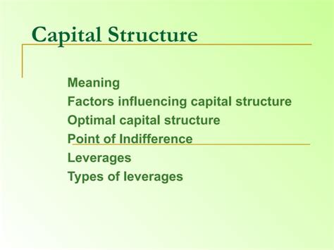 Image result for Examples of Capital Structure