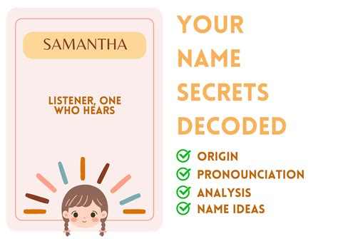 Name Meaning Of Samantha