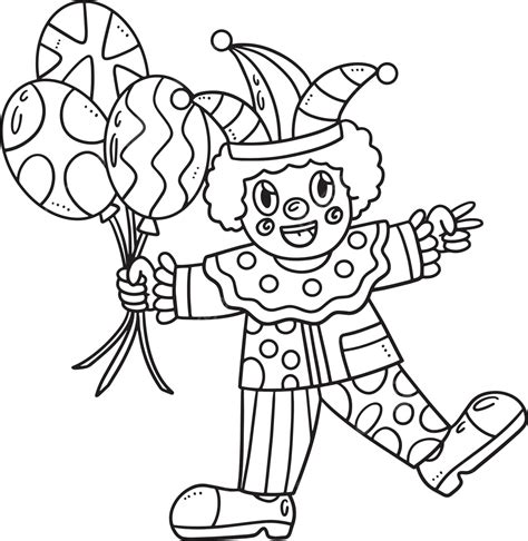 Circus Clown Coloring Pages