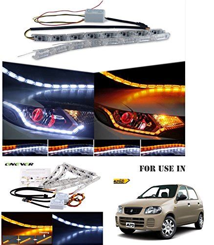 Volga Day Time Running Light DRL With Orange Turn Signal Sequential ...