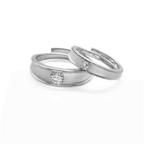 Buy 925 Sterling Silver Couple Rings Online - Silberry