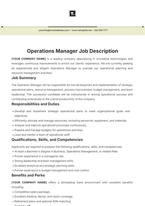 Free Job Description Acknowledgment Template to Edit Online