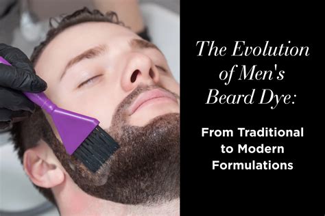 The history and evolution of men's beard dye