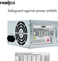 Frontech PS-0005 SMPS Compliant with ATX 12V, 20/24 Pin Power Supply ...