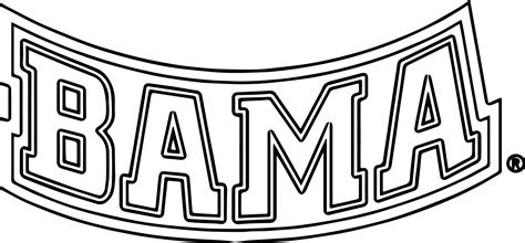 Alabama Coloring Pages Football