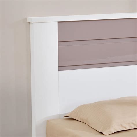 Buy Quadro Cosco King Bed with Box Storage - White from Home Centre at ...