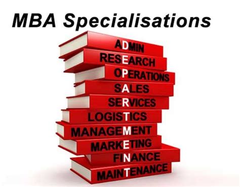 What is minor and major specialization in management studies