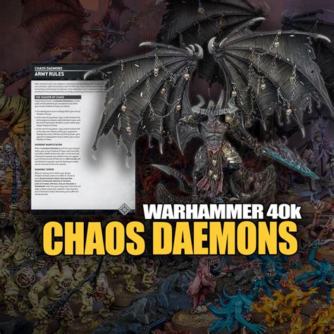 How to Play 40k Chaos Daemons: Codex & Index Guide