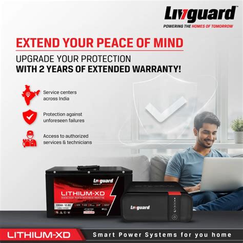 Livguard Lithium XD Combo LGS1100i*/12V_LGXLI12150 with 3 Year Warranty ...