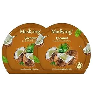 Buy MasKing Superfood Coconut Sheet Mask for Skin Brightening ...