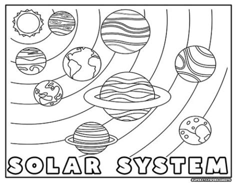 Planets Coloring Pages 的图像结果
