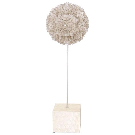 Huge Capiz of Mother of Pearl Shell Floor Lamp For Sale at 1stDibs ...
