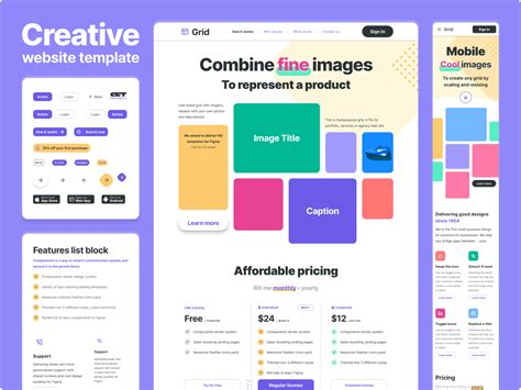 Free Figma Templates Web