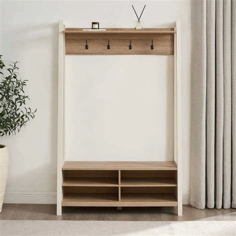 Wynmist Hallway Shelf with Hooks – Mamta Handicrafts Private Limited