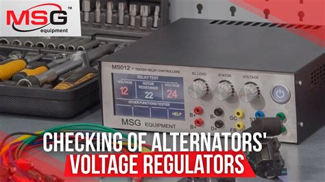 Voltage regulator checking with MS012 COM - YouTube