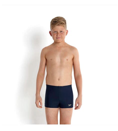 Speedo Boy's Endurance 10 Tech Logo Panel Print Aquashort – Navy & Dee ...