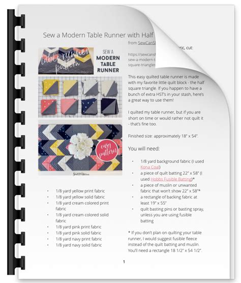 Image result for Moda Table Runner Free Pattern