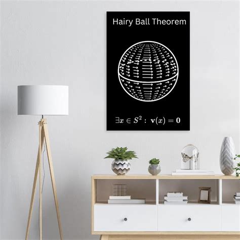 Hairy Ball Theorem Poster Topology Print Mathematical Poster Maths ...
