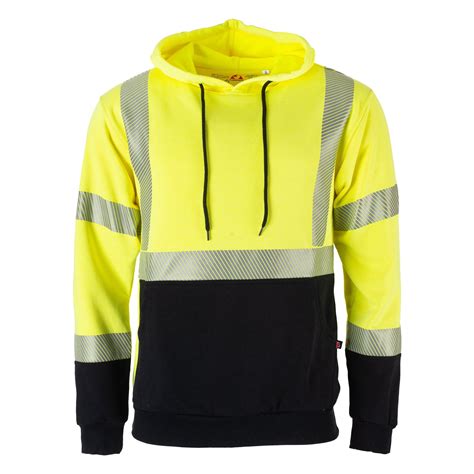 Hi Vis Hoodies | ANSI Rated High Visibility Hooded Sweatshirts — Safety ...
