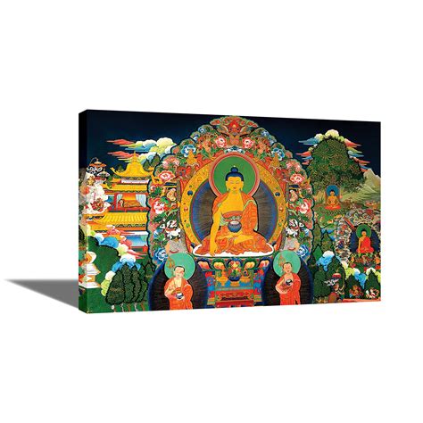 Tamatina Gallery Wrap Framed Painting |A View of Buddha's Life|Frame ...