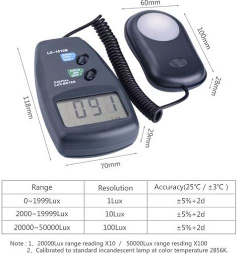 Pixel LX-1010B Digital Lux Meter Light Meter Price in India - Buy Pixel ...