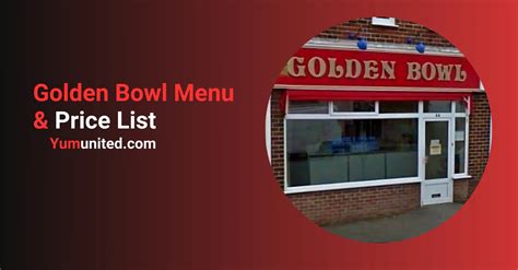 Golden Bowl Menu With Prices (Updated 2025) - YumUnited
