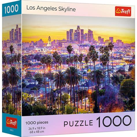 Trefl Red 1000 Piece Puzzle - Cities - Los Angeles Skyline – Trefl USA