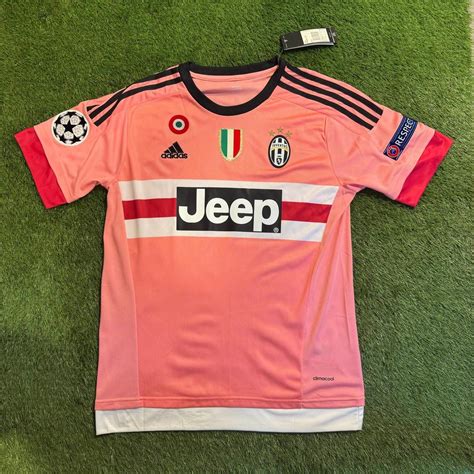Pogba Pink Juventus Jersey 2015 (prices are... - Depop