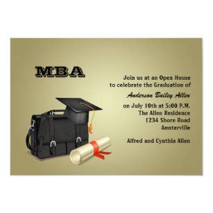 MBA Graduation Invitations 的图像结果