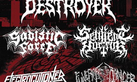 Oxygen Destroyer, Sadistic Force, Sentient Horror, 269 Norman Ave ...