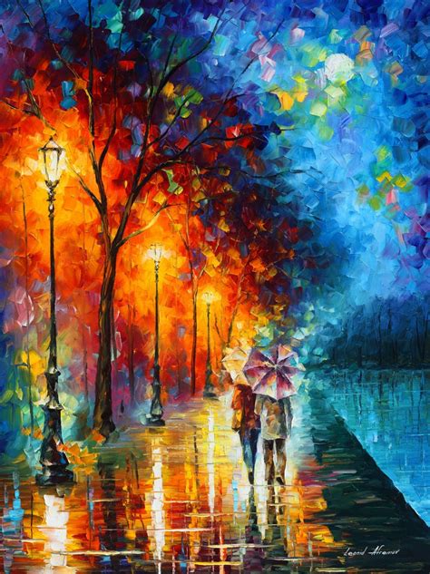 Romantic Wall Art Contrast Painting On Canvas By Leonid